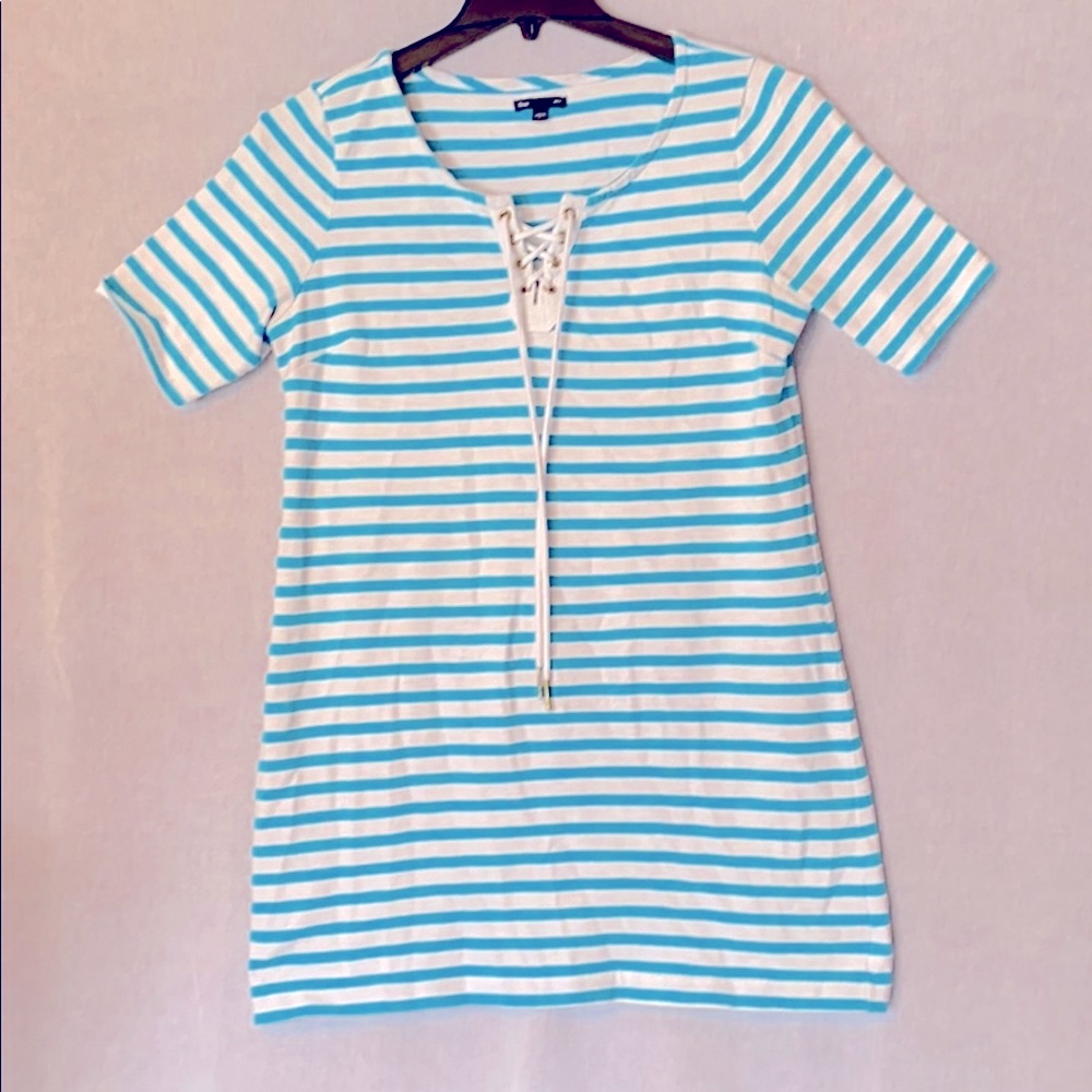Gap casual t shirt striped dress